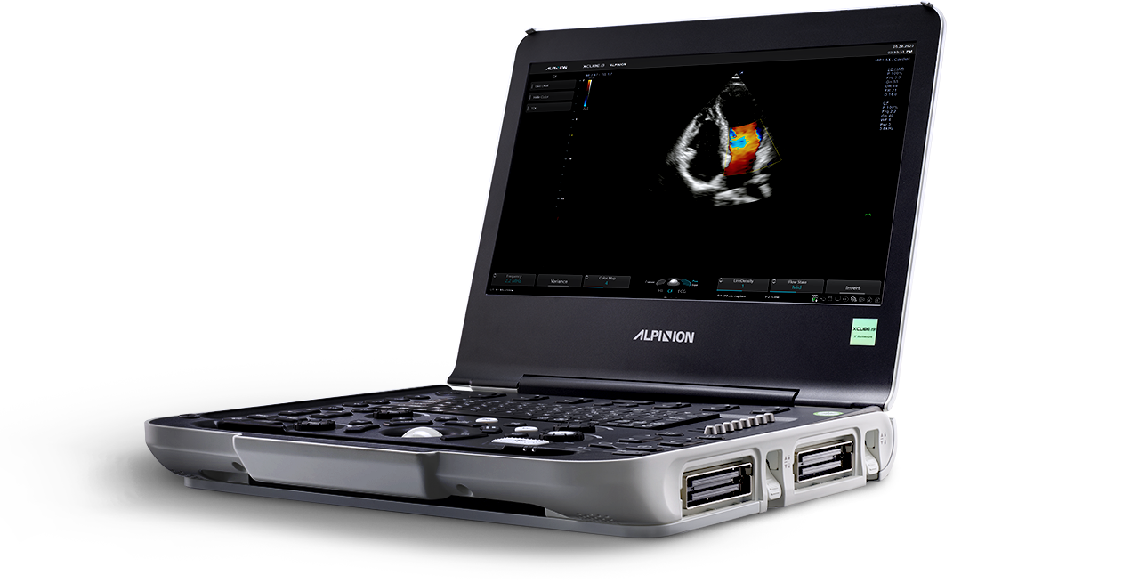Alpinion X-CUBE i9 — Ecógrafo Premium para Veterinaria de Referencia