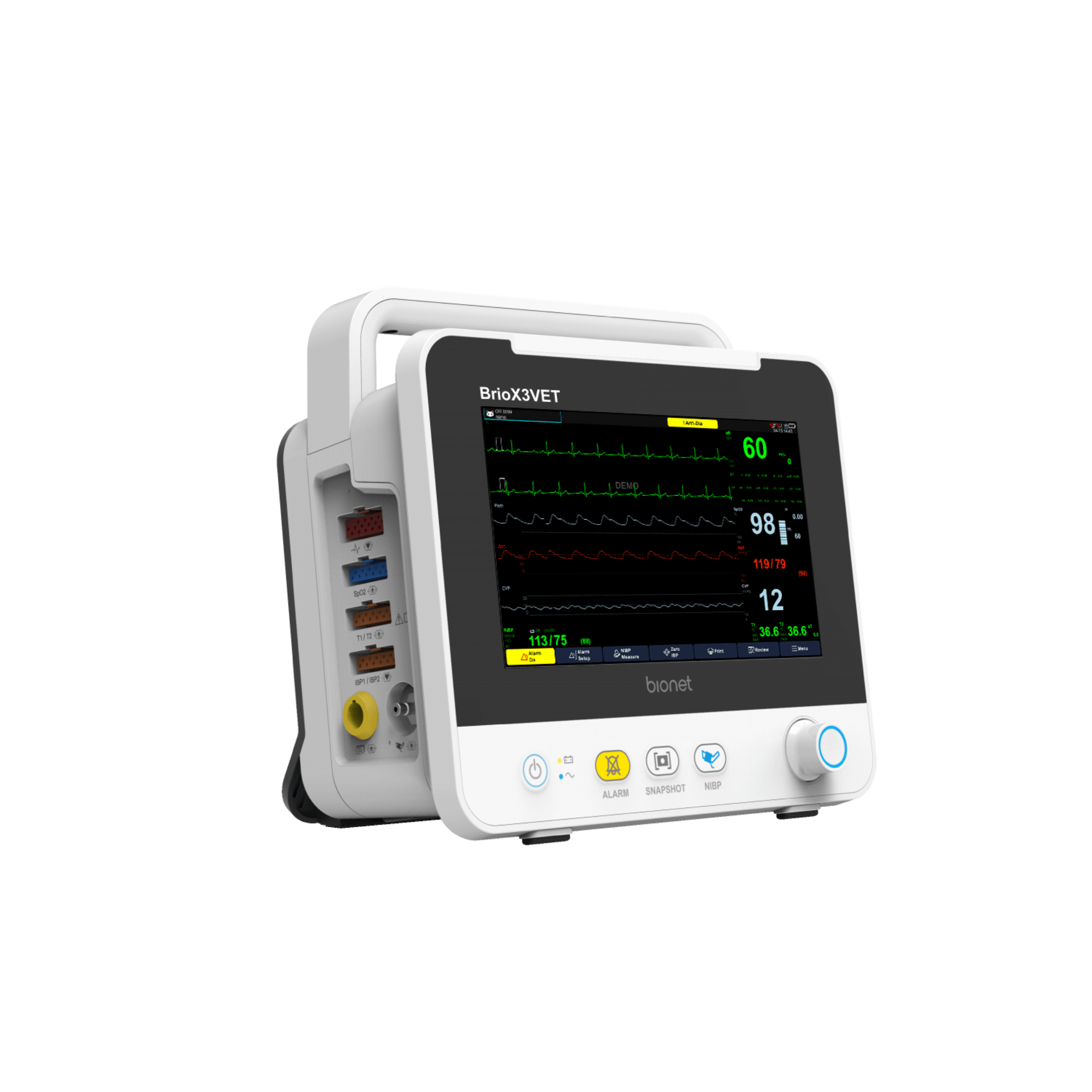 Bionet Brio X3Vet — Monitor Multiparamétrico Veterinario Dedicado