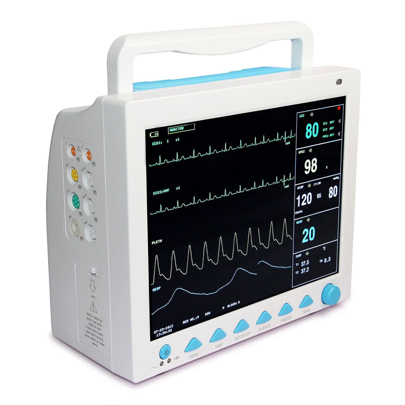 Contec CMS8000VET — Monitor Veterinario Multiparamétrico 6 Parámetros miniatura 2