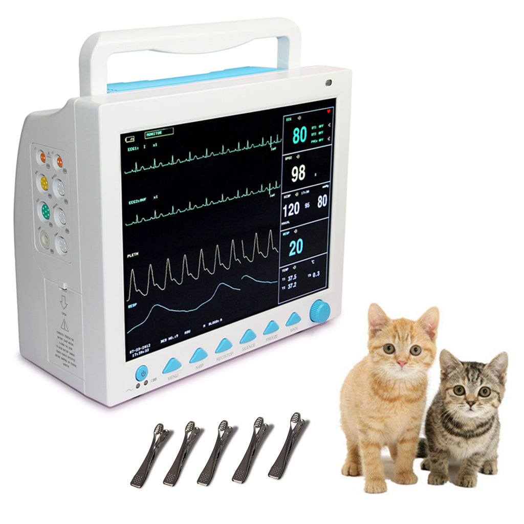 Contec CMS8000VET + EtCO2 — Monitor Veterinario 7 Parámetros con Capnografía — foto 1
