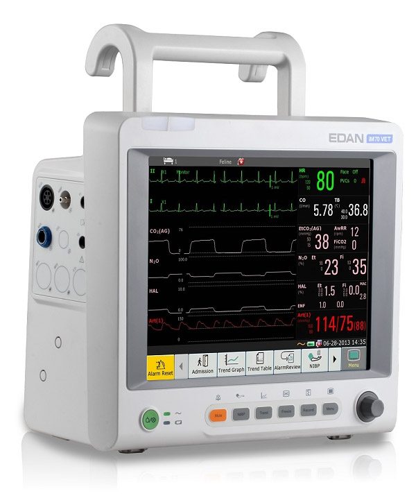 EDAN iM70 VET — Monitor Multiparamétrico Veterinario Premium