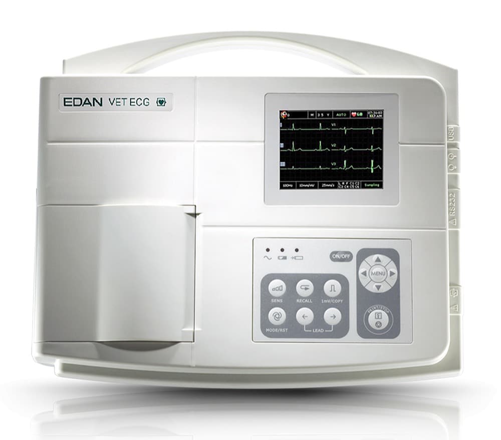 EDAN VE-300 — Electrocardiógrafo Veterinario de 3 Canales — foto 1