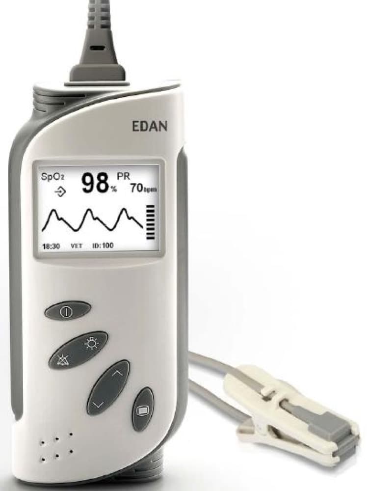 EDAN VE-H100B — Pulsioxímetro Veterinario de Mano — foto 1