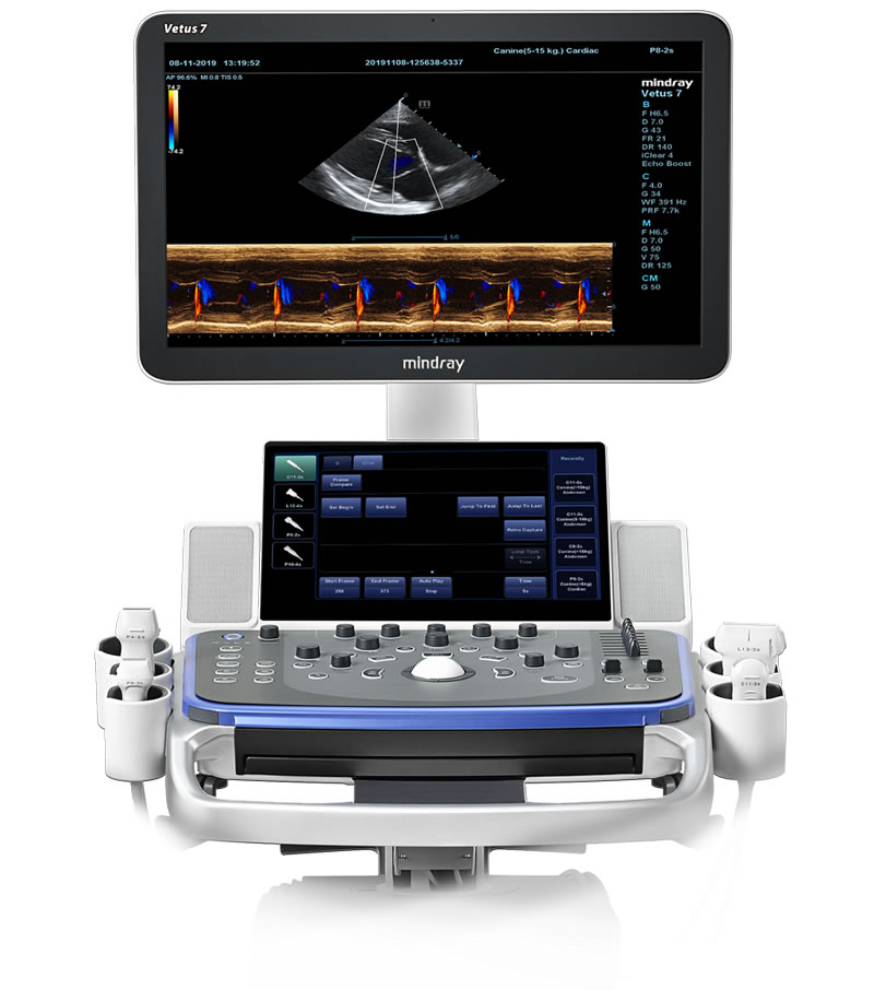 Mindray Vetus 7 — Ecógrafo Veterinario Profesional miniatura 2