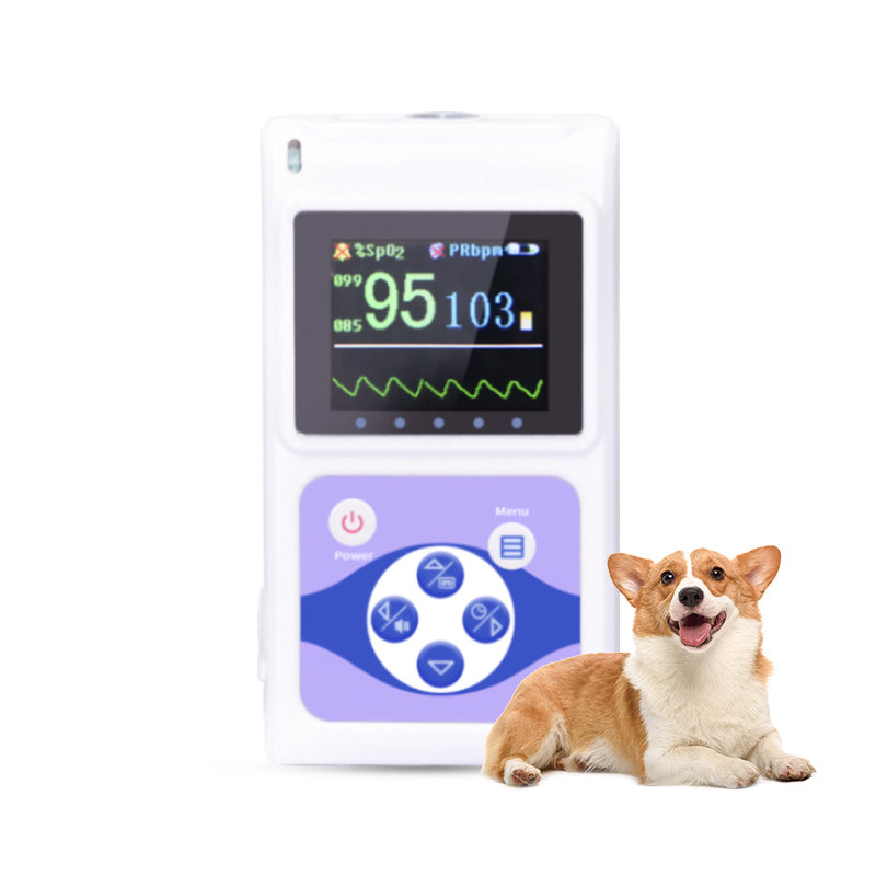 Contec CMS60D-VET — Oxímetro de Pulso Veterinario con Sonda Lingual