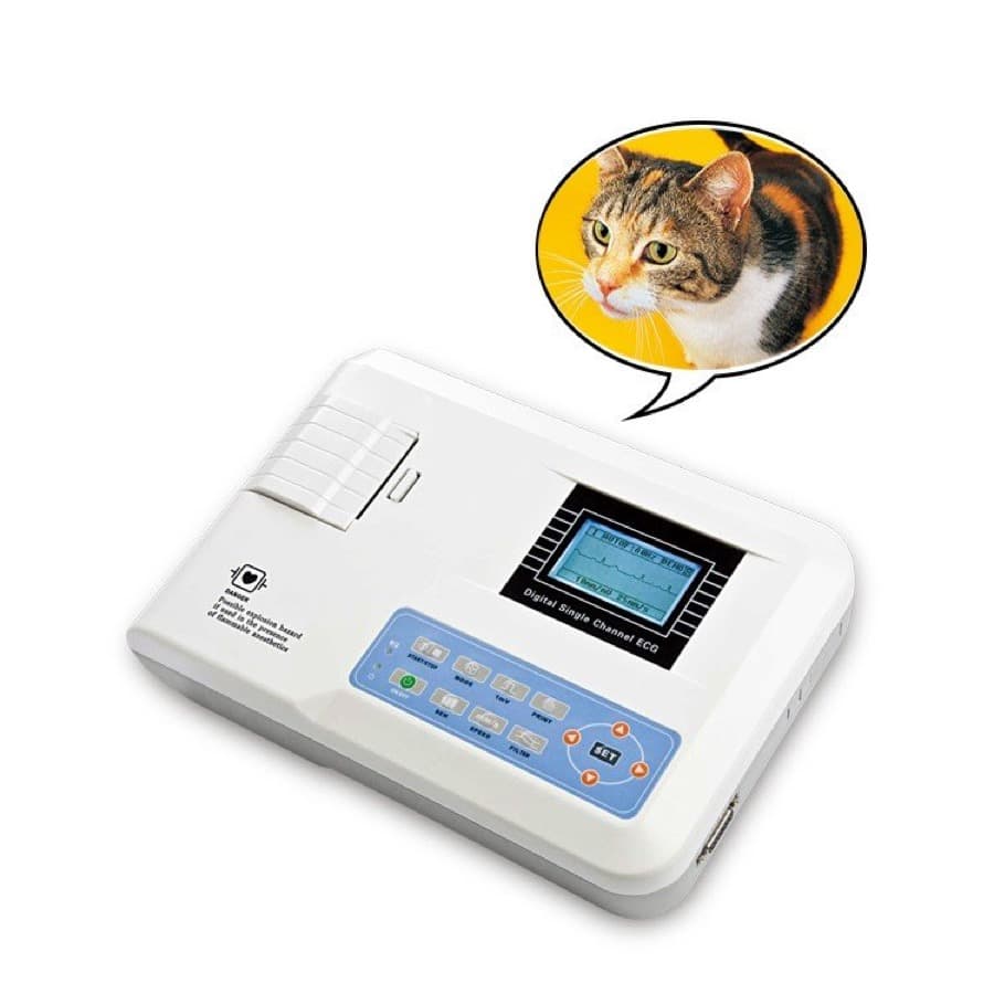 CONTEC ECG100G-VET — Electrocardiógrafo Veterinario Portátil