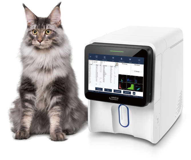 Mindray BC-2800 Analizador hematologico veterinario 3 partes